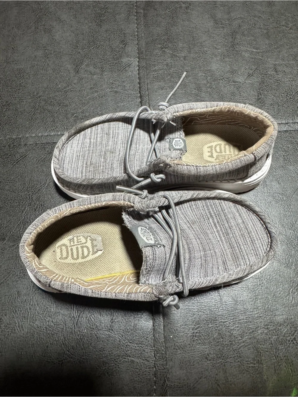 Hey Dude Kids Slip-On Sneakers in Gray